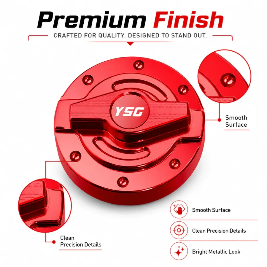 Universal Motorcycle Fuel Tank Gas Cap CNC Aluminum Alloy Motor Gas Cap for Honda Yamaha Suzuki Kawasaki Rusi Motorstar – Durable Easy to Install Decorative Replacement Motor Accessories Modification Para sa Motor Riders PH