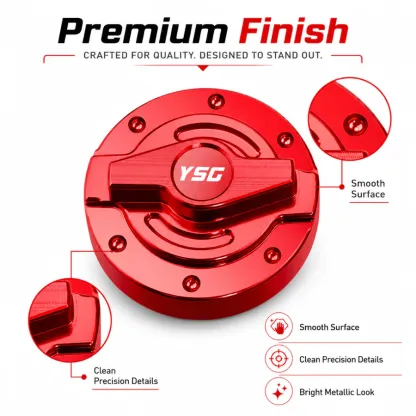 Universal Motorcycle Fuel Tank Gas Cap CNC Aluminum Alloy Motor Gas Cap for Honda Yamaha Suzuki Kawasaki Rusi Motorstar – Durable Easy to Install Decorative Replacement Motor Accessories Modification Para sa Motor Riders PH
