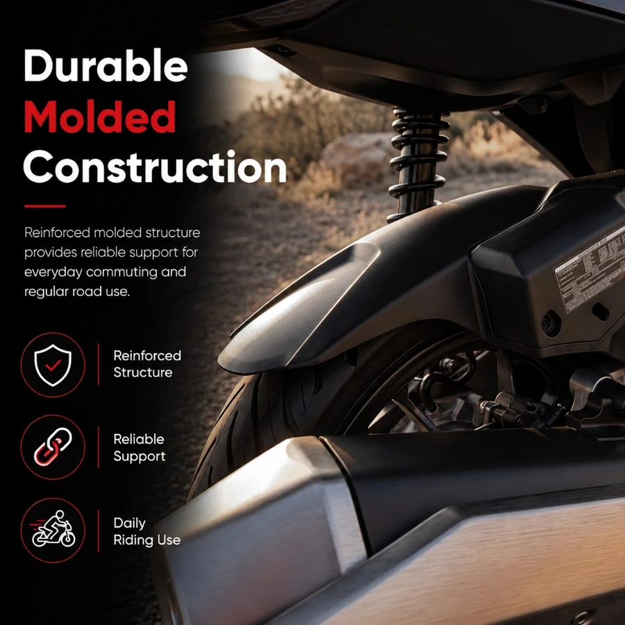 Mudguard Hugger For Vario 125 150 PC Durable Waterproof Rustproof Easy Install