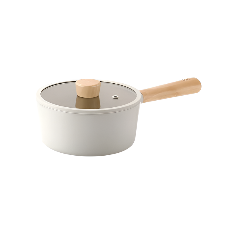 Single-handled saucepan/milk pot