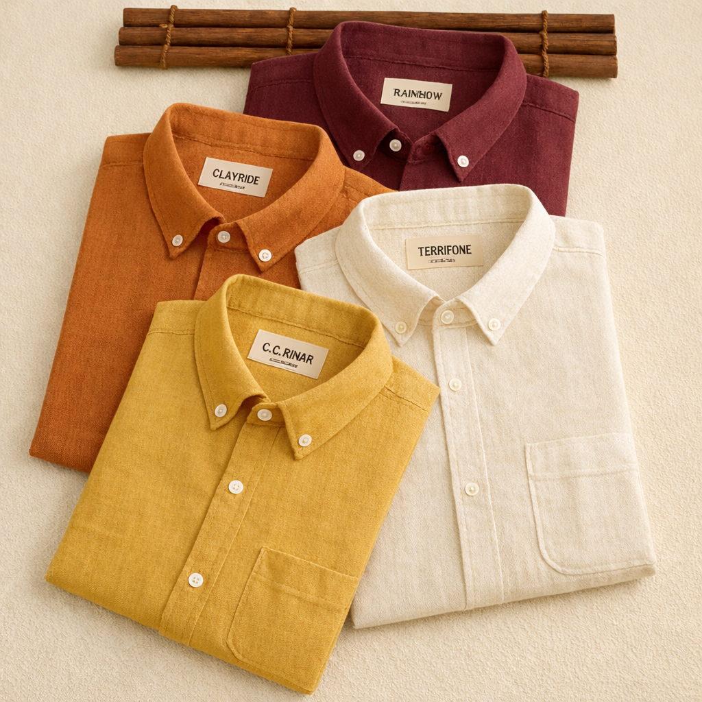 Men's Cotton Linen Shirt (Pack Of 4)