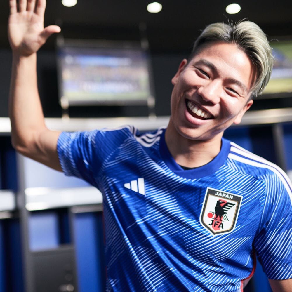Adidas Authentic 2022 Japan World Cup Home Player Version Jersey Short Sleeve Soccer Jersey HF1851