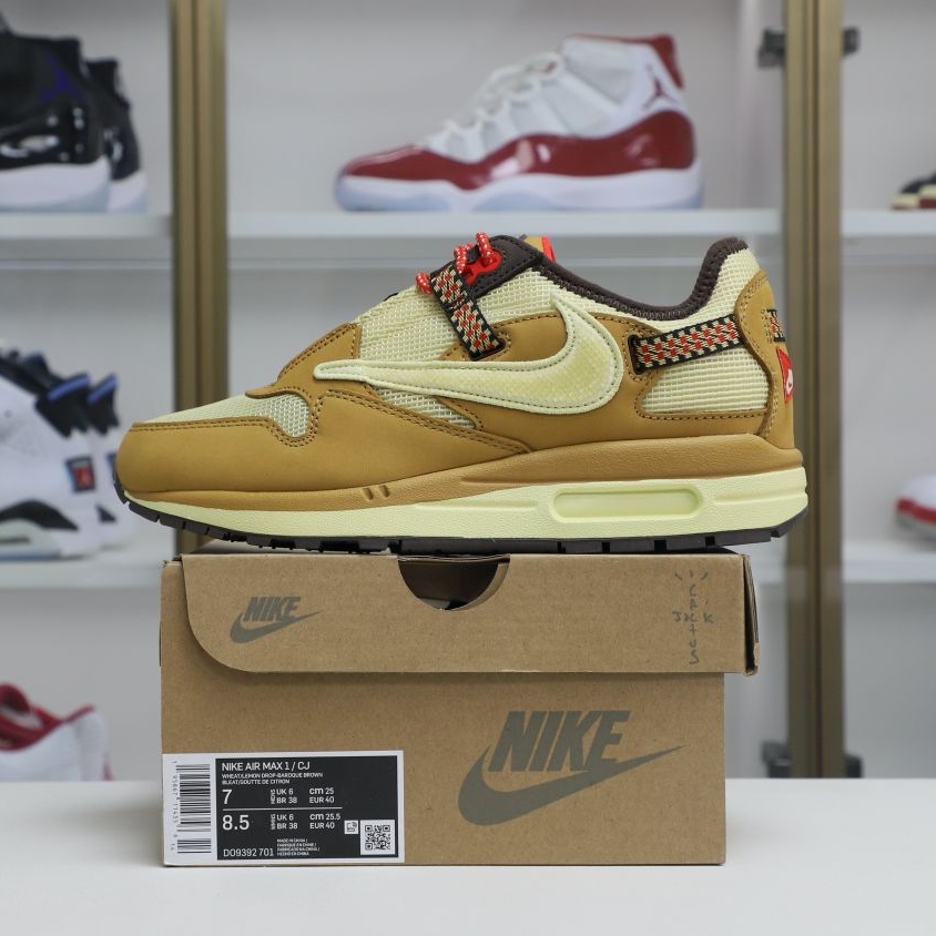 Travis Scott x Nike Air Max1"wheat"travis scott
