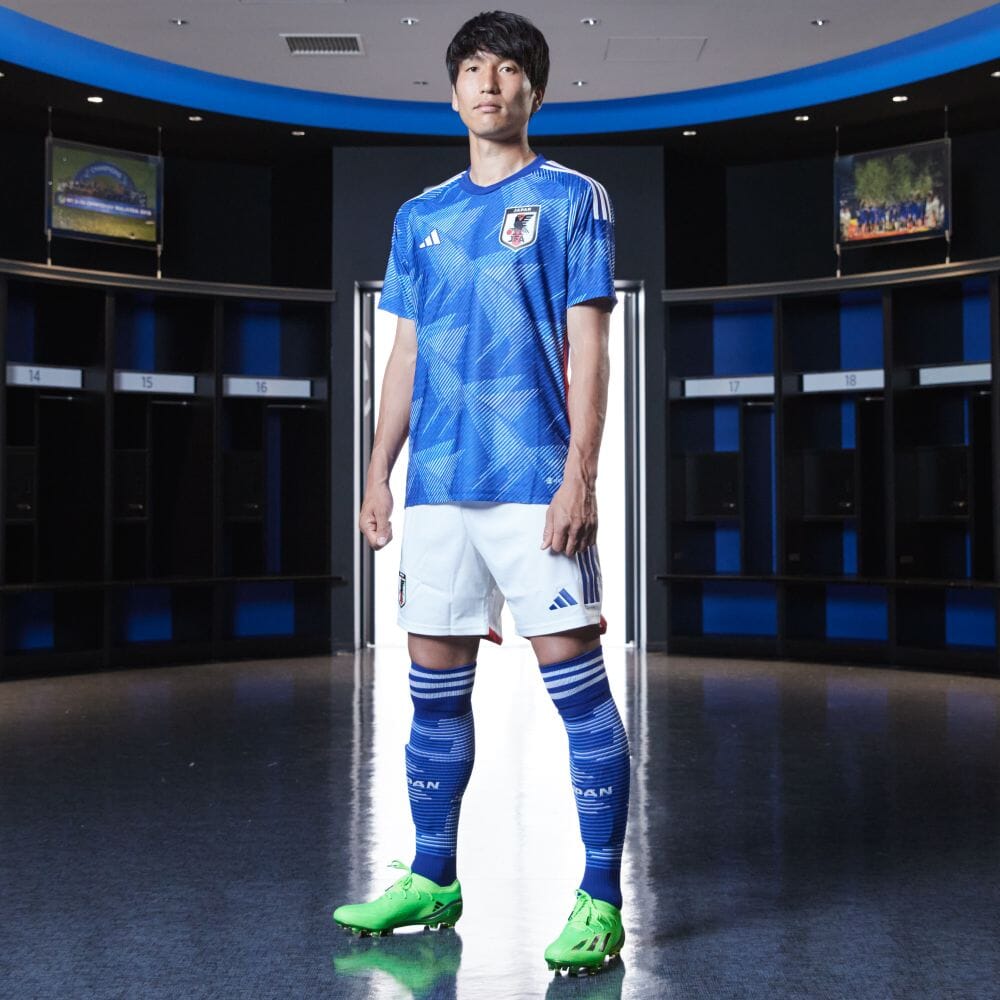 Adidas Authentic 2022 Japan World Cup Home Player Version Jersey Short Sleeve Soccer Jersey HF1851
