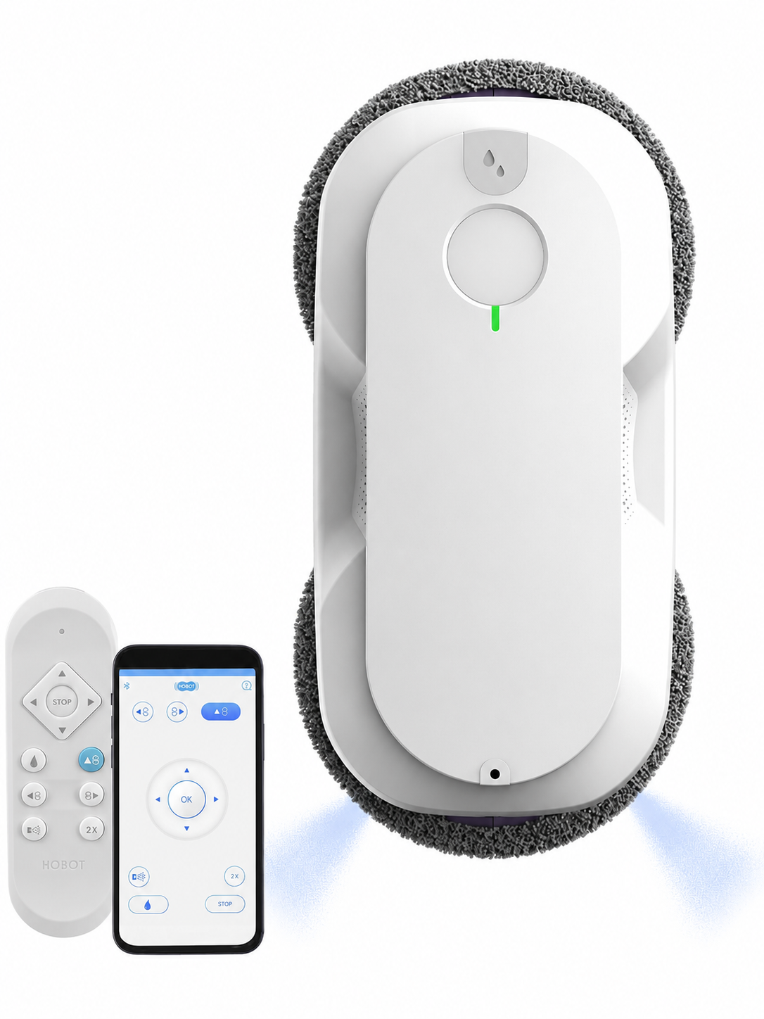 Robot do mycia okien | 3800Pa | Automatyczne spryskiwanie | Do szkła/luster/płytek