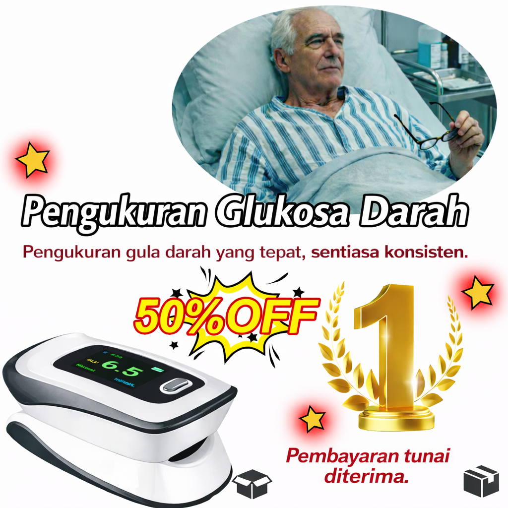 [12-dalam-1] Meter Glukosa Darah Pintar Tanpa Invasif Terkini