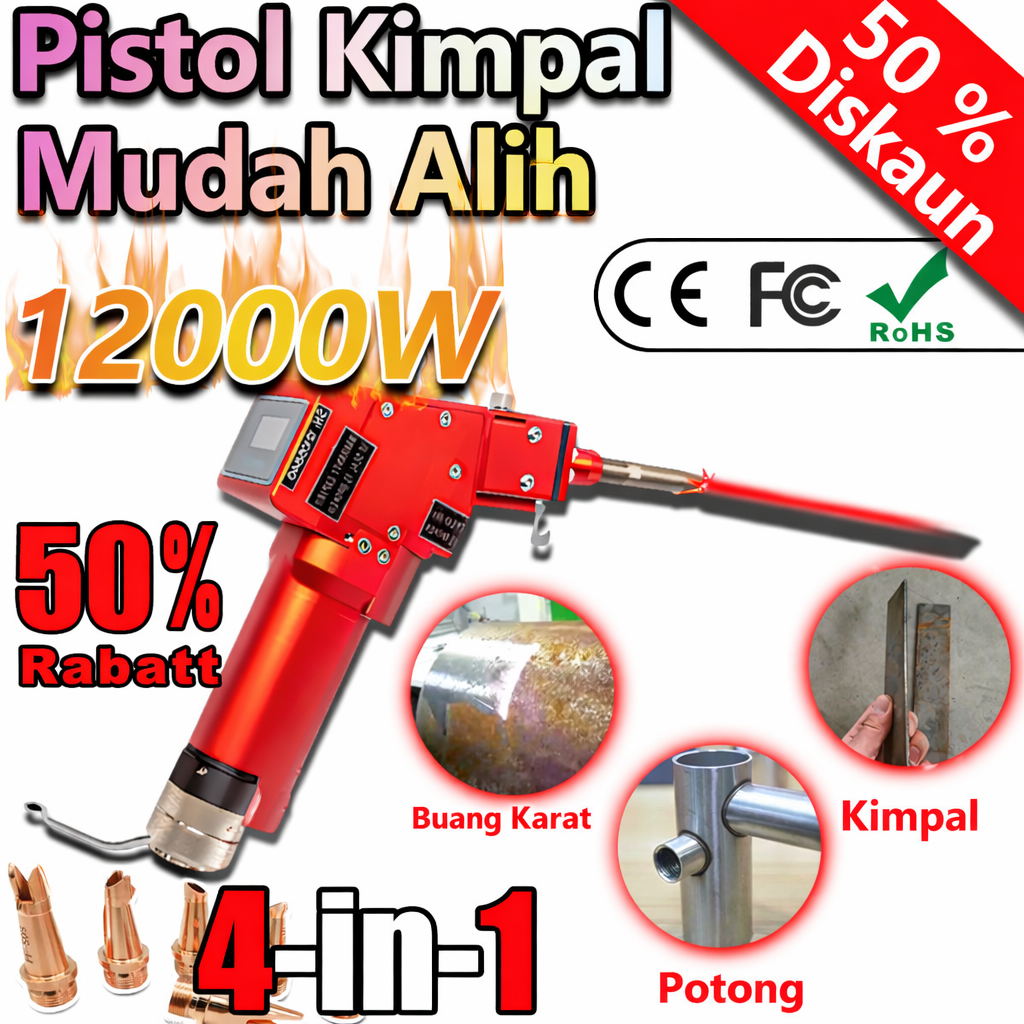 Obor Kimpalan Mudah Alih 4-dalam-1