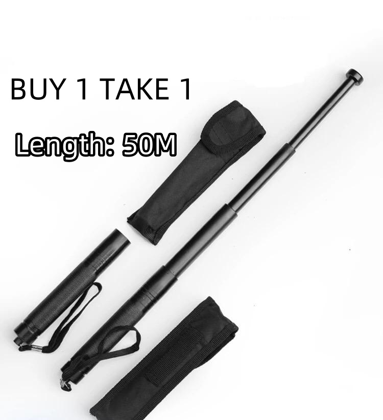 50cm/65cm/80cm/70cm/1M retractable stick Trekking Poles Stick Outdoor Adjustable telescopic defense stick Aluminum Alloy Hiking Stick for Camping and Outdoor Travel