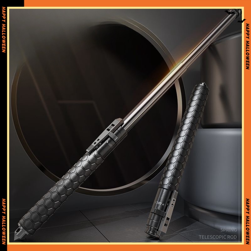 50cm/65cm/80cm/70cm/1M retractable stick Trekking Poles Stick Outdoor Adjustable telescopic defense stick Aluminum Alloy Hiking Stick for Camping and Outdoor Travel