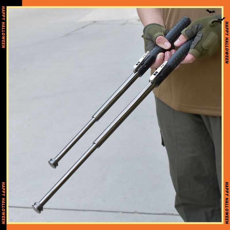 50cm/65cm/80cm/70cm/1M retractable stick Trekking Poles Stick Outdoor Adjustable telescopic defense stick Aluminum Alloy Hiking Stick for Camping and Outdoor Travel