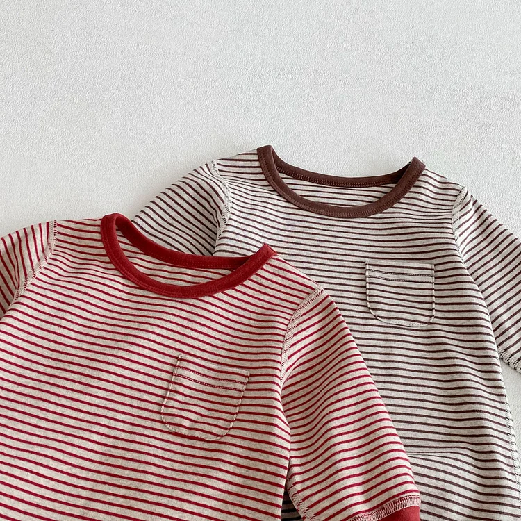 【66-90cm】 ボーダー オールインワン