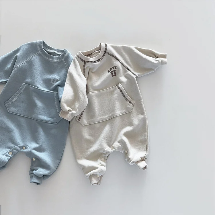 【66-90cm】 ポケット付き オールインワン