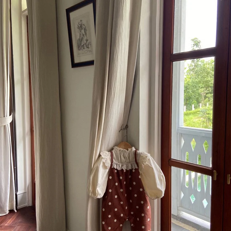 【66-90cm】 ドット サロペット