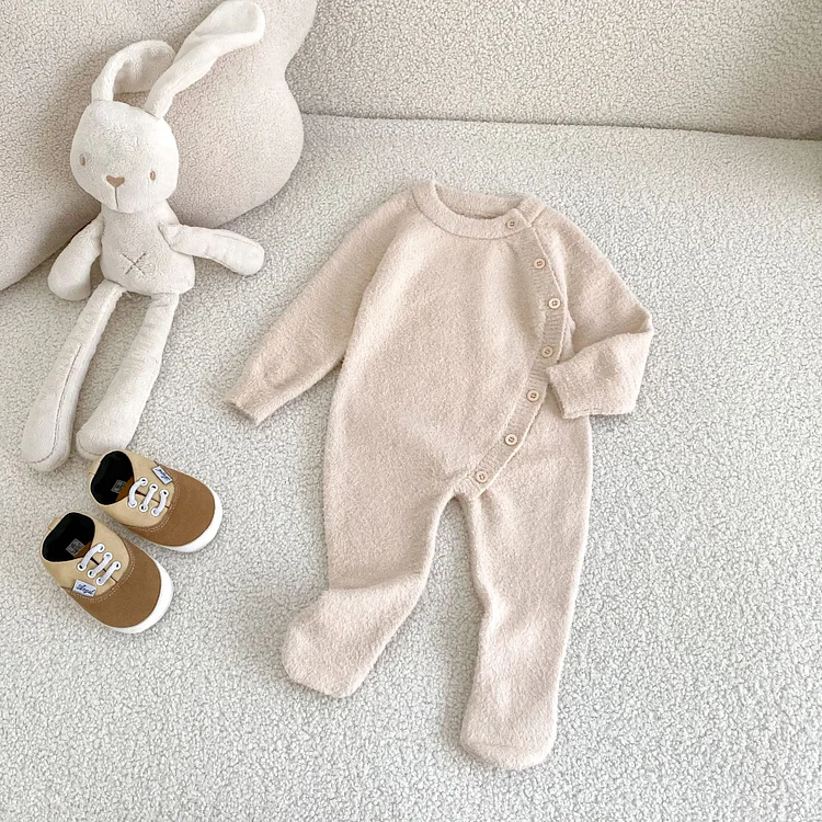 【66-90cm】熊デザイン オールインワン