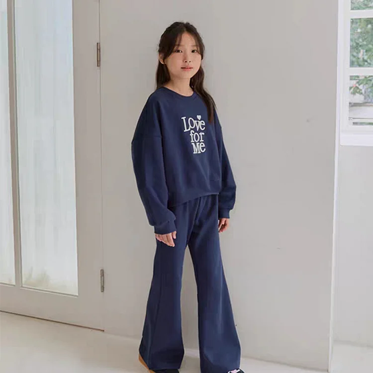 【73-120cm】英字刺しゅう セットアップ