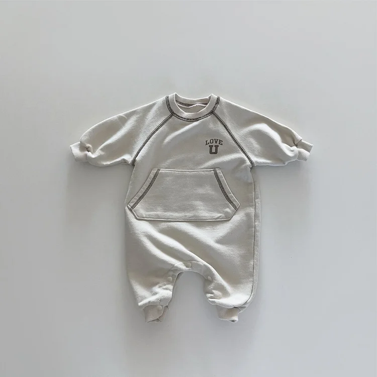 【66-90cm】 ポケット付き オールインワン