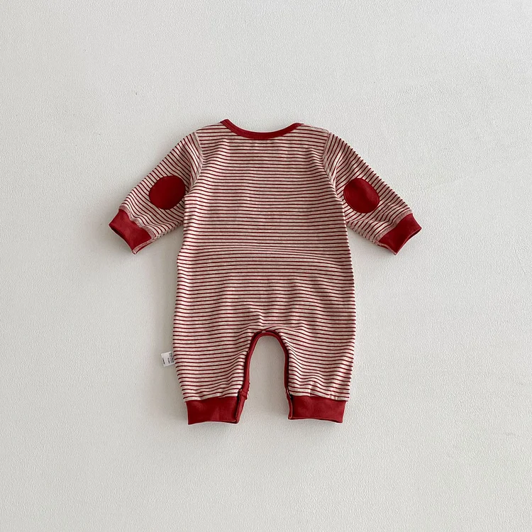 【66-90cm】 ボーダー オールインワン