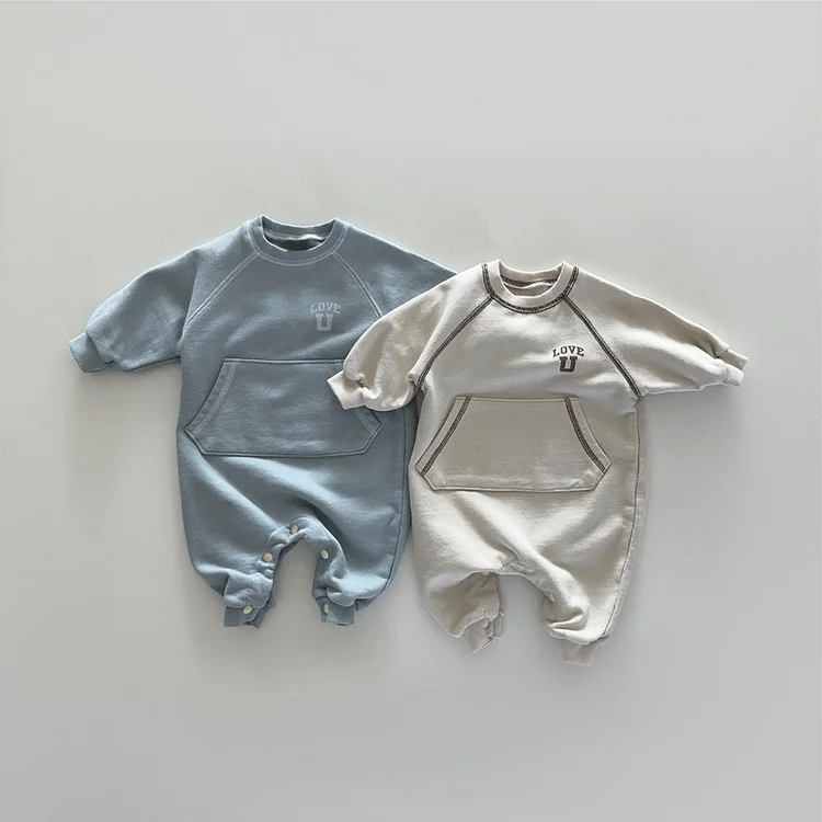 【66-90cm】 ポケット付き オールインワン