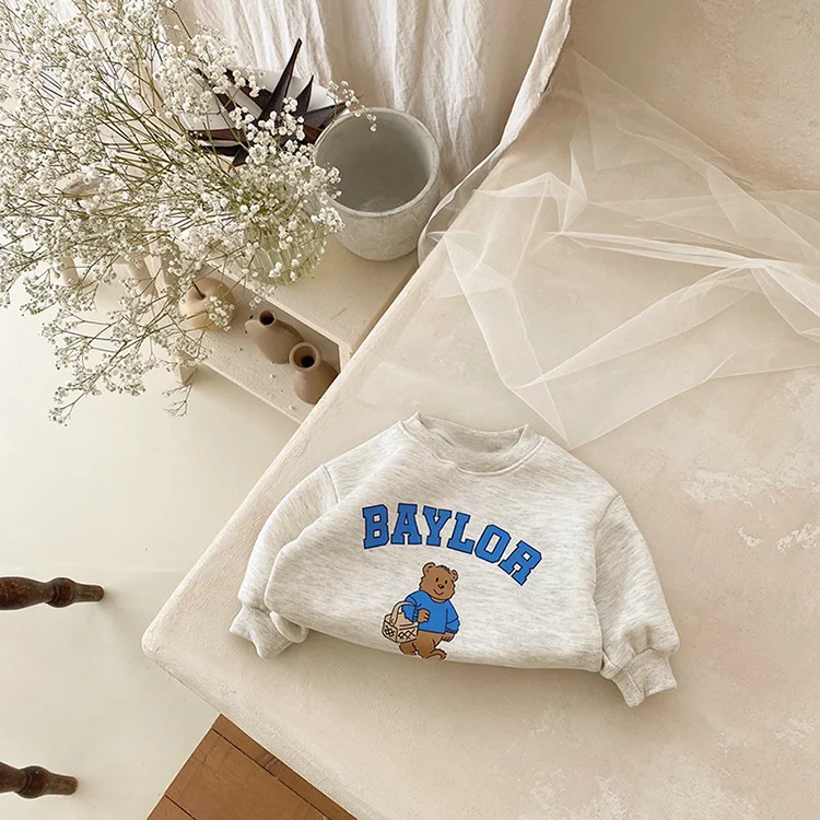 【66-110cm】 熊柄 ロンパース  or セットアップ