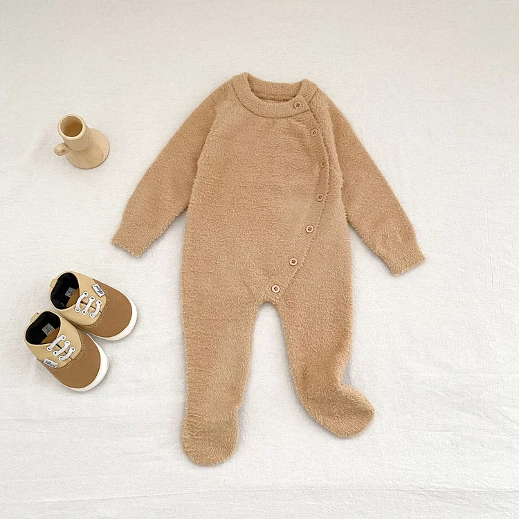 【66-90cm】熊デザイン オールインワン