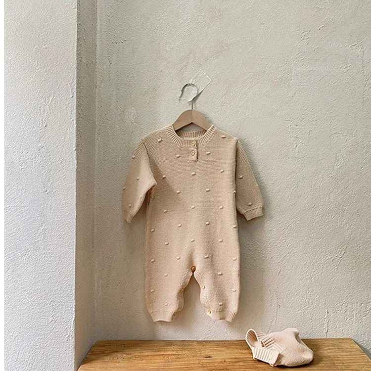 【66-90cm】 ボタン付き オールインワン  or ボンネット