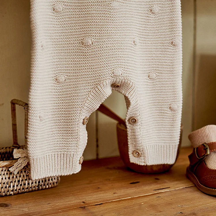 【66-90cm】 ボタン付き オールインワン  or ボンネット