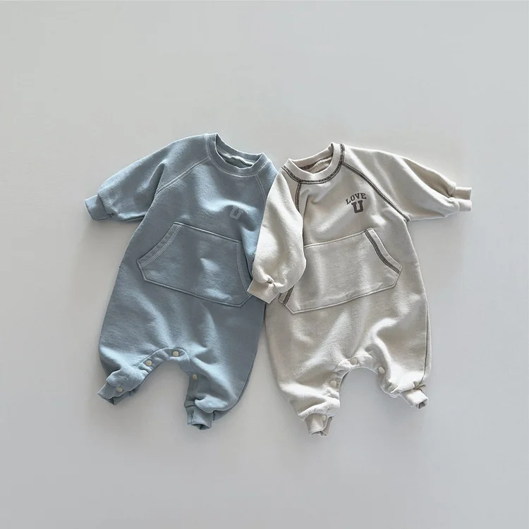 【66-90cm】 ポケット付き オールインワン