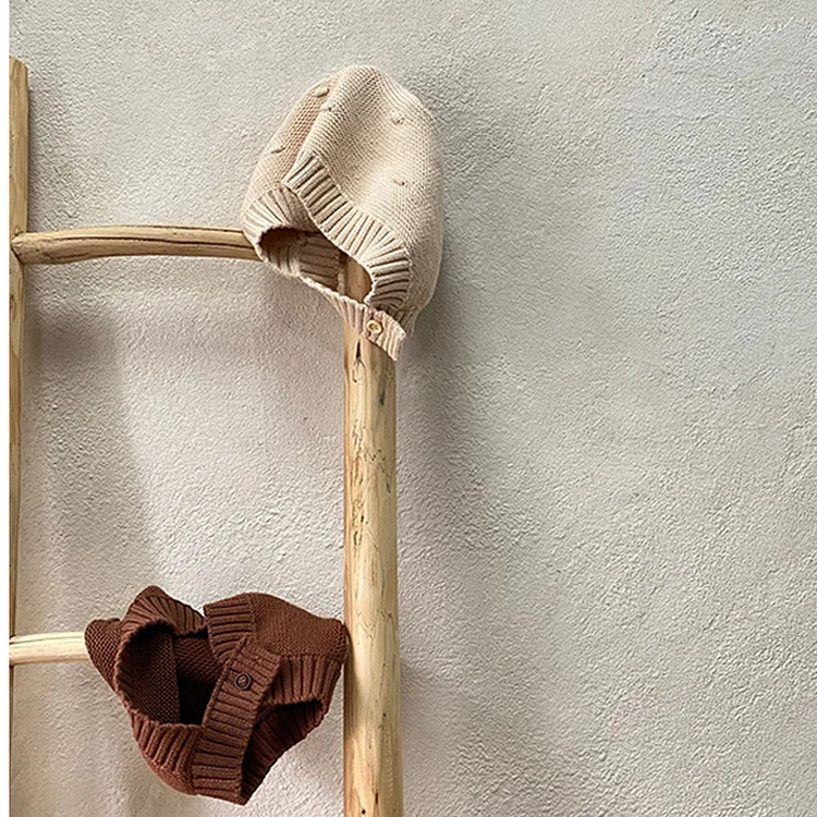 【66-90cm】 ボタン付き オールインワン  or ボンネット