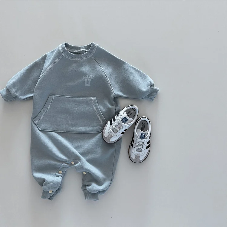 【66-90cm】 ポケット付き オールインワン