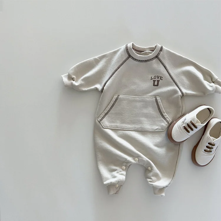 【66-90cm】 ポケット付き オールインワン