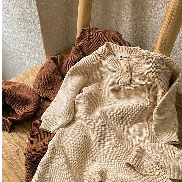 【66-90cm】 ボタン付き オールインワン  or ボンネット