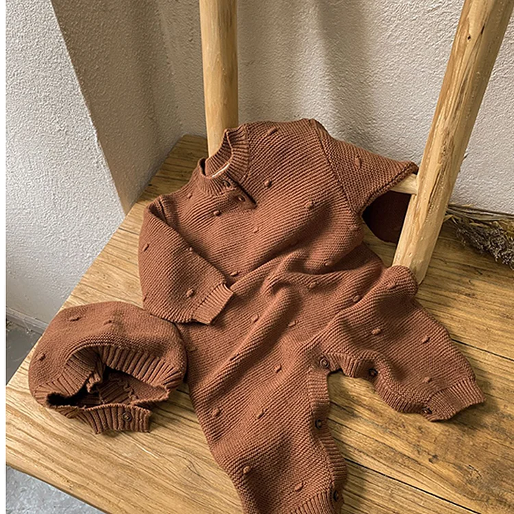 【66-90cm】 ボタン付き オールインワン  or ボンネット