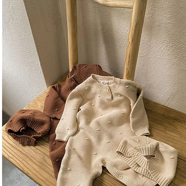 【66-90cm】 ボタン付き オールインワン  or ボンネット