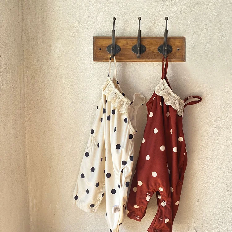 【66-90cm】 ドット サロペット