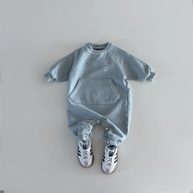 【66-90cm】 ポケット付き オールインワン