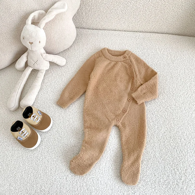 【66-90cm】熊デザイン オールインワン