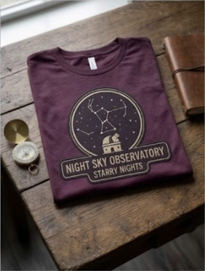 T-shirt (星空天文台)