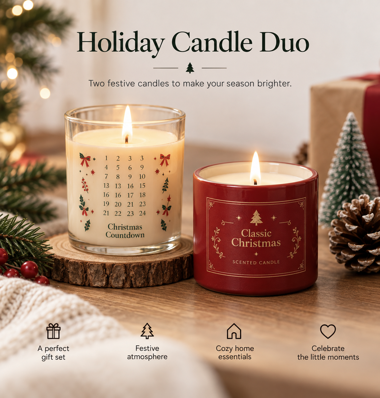 Holiday Candle Duo