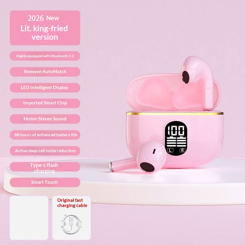 2026 New Model: High-Quality Smart Wireless In-Ear Bluetooth Headphones with Noise Cancellation