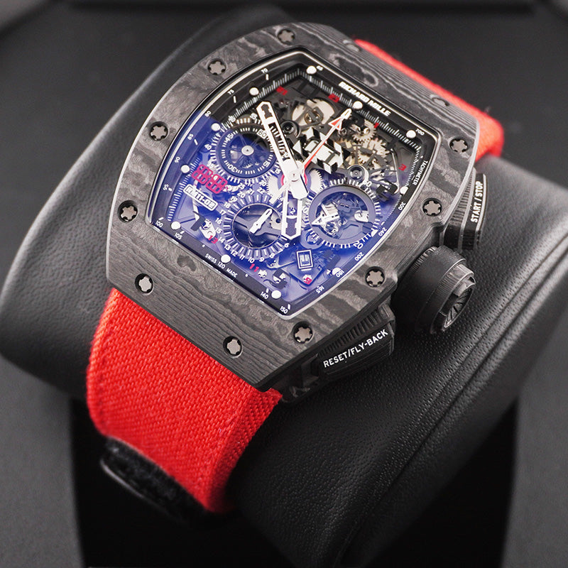リシャール・ミル RM11-02 Carbon “Jet Black” 50mm オープンワークダイヤル