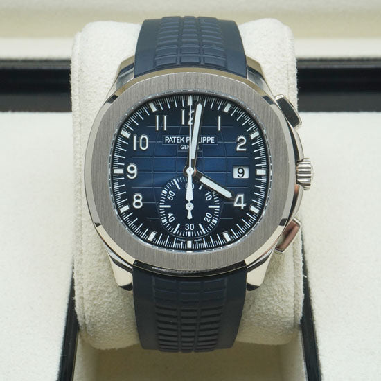 パテック フィリップ アクアノート クロノグラフ 42mm 5968G-001 ブルーダイヤル