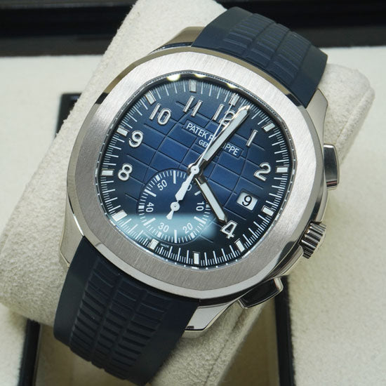 パテック フィリップ アクアノート クロノグラフ 42mm 5968G-001 ブルーダイヤル