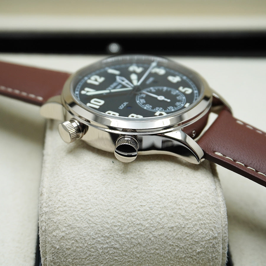 パテック フィリップ カラトラバ パイロット トラベルタイム コンプリケーション 42mm 5524G ブルーダイヤル