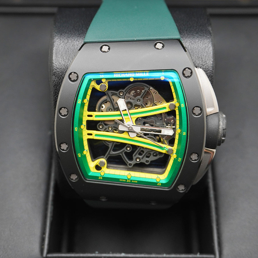 リシャール・ミル RM61-01 ヨハン・ブレイク 限定モデル セラミック 50mm オープンワークダイヤル