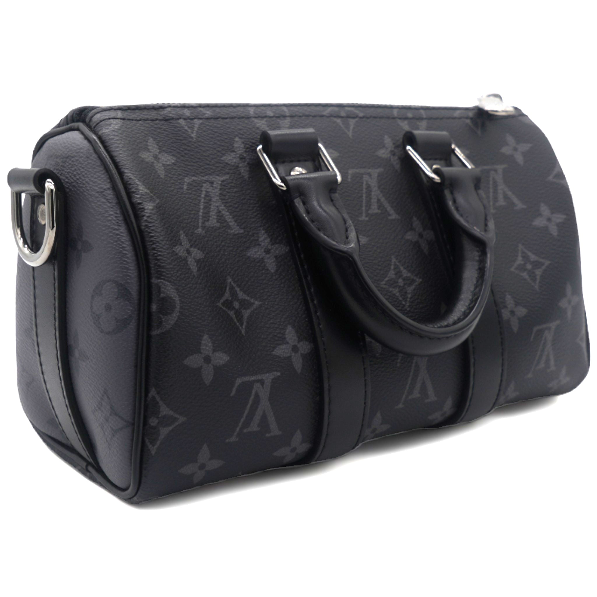 LV モノグラム・エクリプス キープオール バンドリエール 25 ボストンバッグ