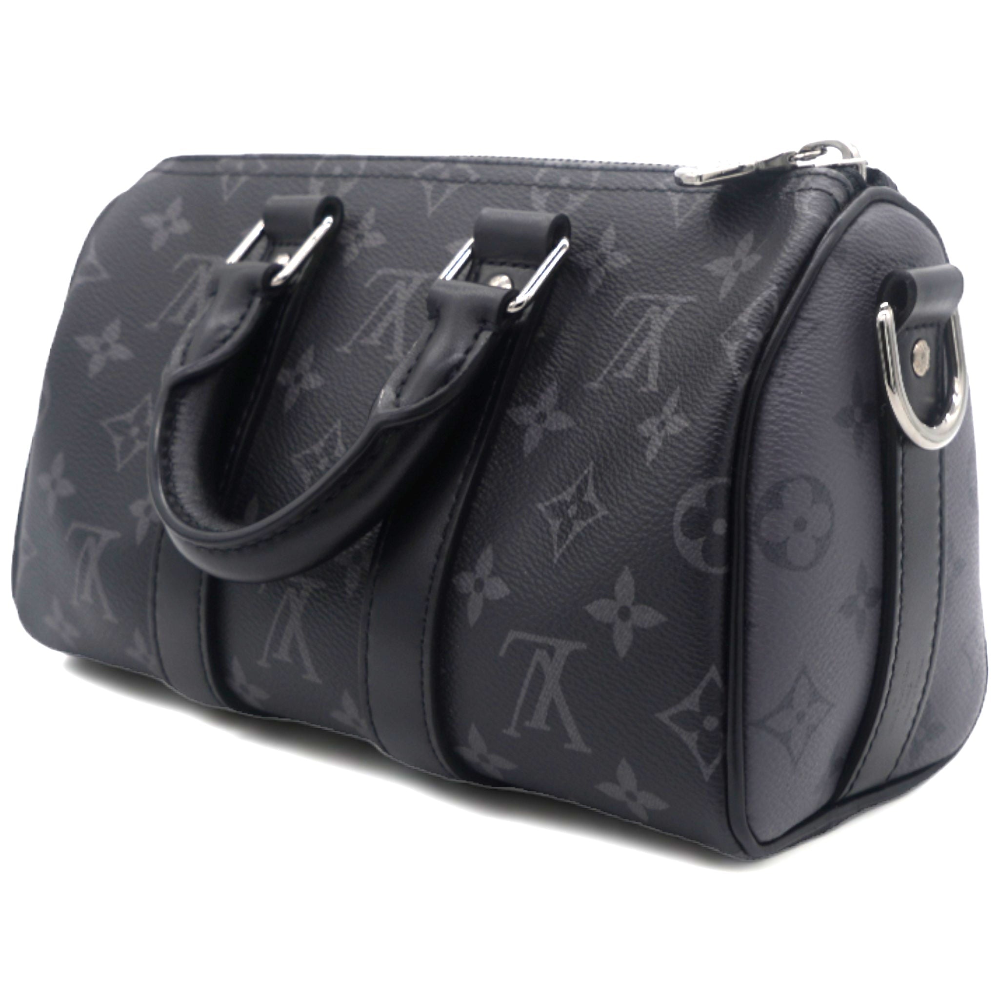 LV モノグラム・エクリプス キープオール バンドリエール 25 ボストンバッグ