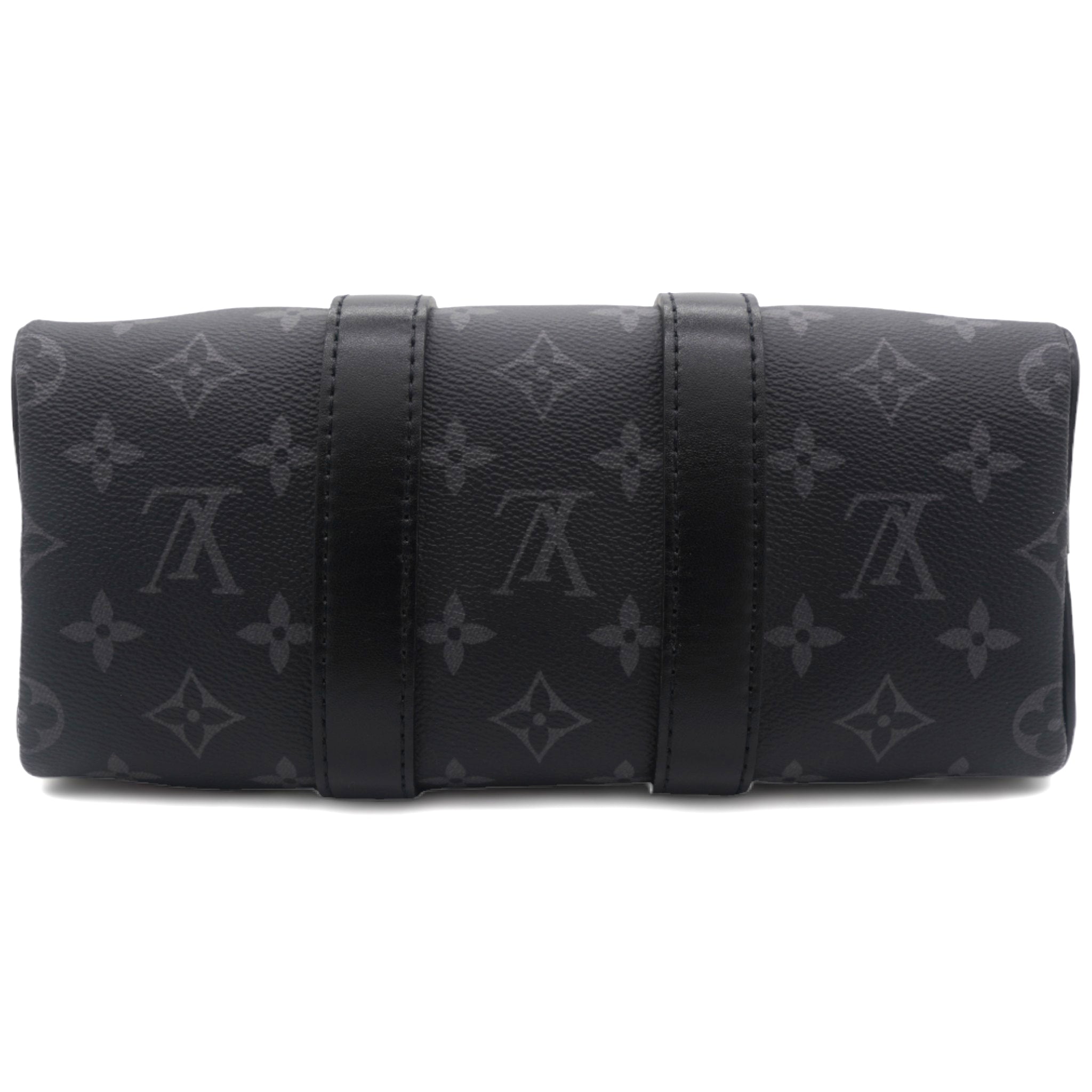 LV モノグラム・エクリプス キープオール バンドリエール 25 ボストンバッグ
