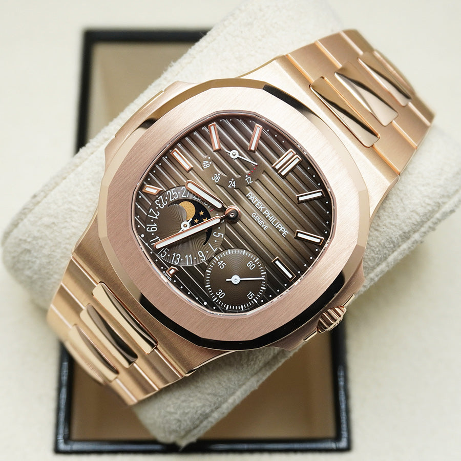 パテック フィリップ ノーチラス 自動巻き 40mm 5712-1R-001 ブラウンダイヤル
