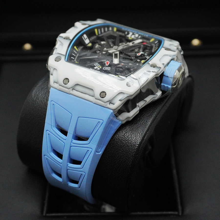 Richard Mille ラファエル・ナダル RM35-03 自動巻き カーボンファイバー/クォーツTPT 50mm オープンワークダイヤル