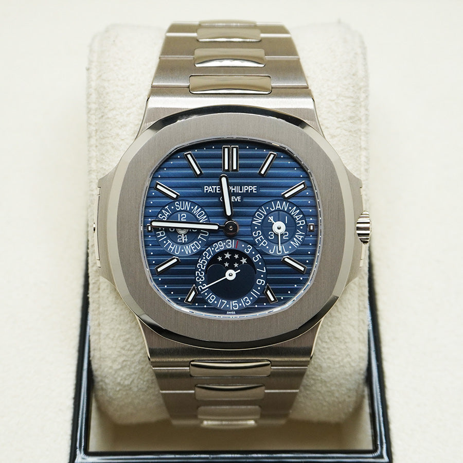 パテック フィリップ エクストラシン ノーチラス グランドコンプリケーション パーペチュアルカレンダー 40mm 5740/1G ブルーダイヤル